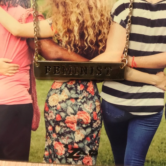Modcloth Jewelry - ModCloth Feminist necklace